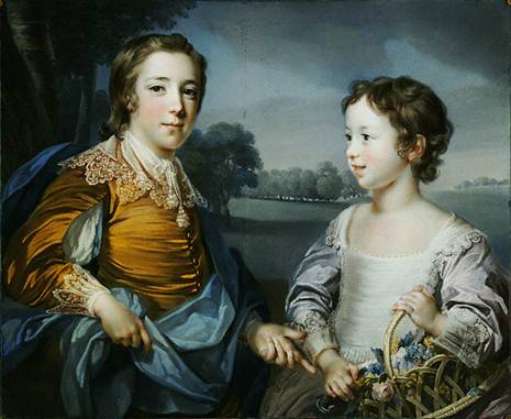 Joseph and John Gulston  1754 by Francis Cotes   1726-1770  J. Paul Getty Museum  Los Angeles   99.PC.33